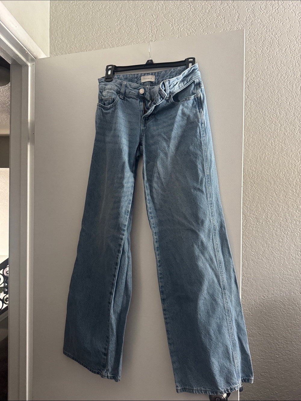 PacSun Light Blue Wide-Leg High-Rise Jeans
